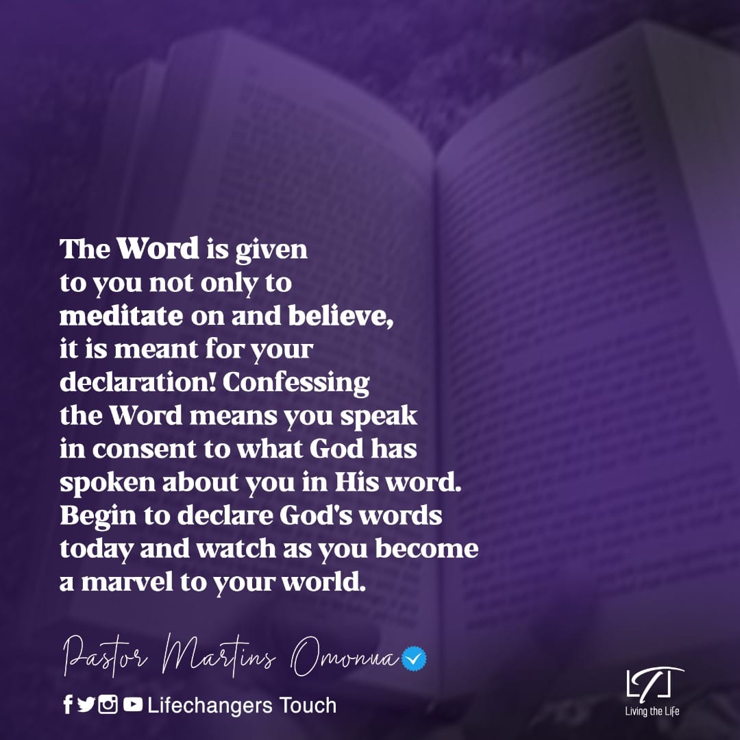 Read more about the article DECLARE GOD’S WORDS