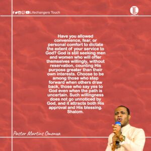 Read more about the article OFFERED WILLINGLY