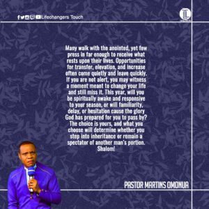 Read more about the article DON’T LOSE YOUR GLORY (I)