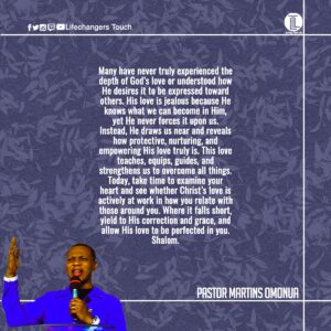 Read more about the article LOVE WITHIN MEEKNESS (I)