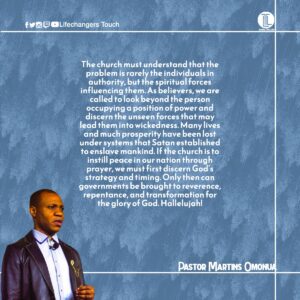 Read more about the article HOW TO INSTILL PEACE IN YOUR NATION IN PRAYER (III)