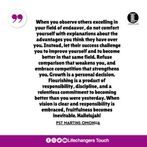 Read more about the article HOW TO HAVE A FRUITFUL AND FLOURISHING YEAR (II)