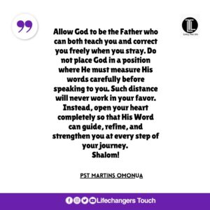 Read more about the article WHERE DOES GOD STAND IN YOUR HEART? (III)