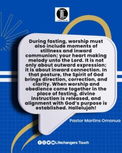 Read more about the article MINISTERING TO THE LORD IN FASTING