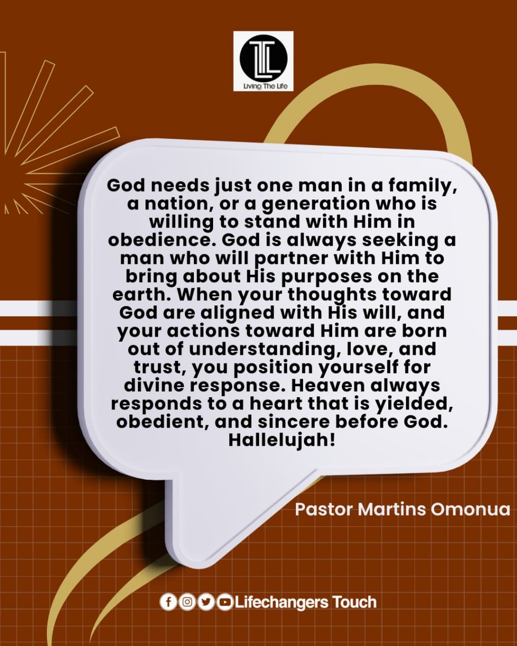 You are currently viewing GOD JUST NEEDS ONE MAN (II)