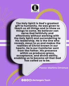 Read more about the article THE PERSON OF THE HOLY SPIRIT