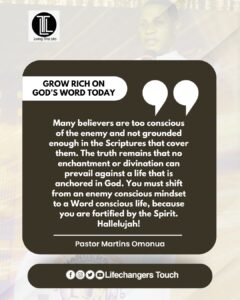 Read more about the article YOU ARE FORTIFIED BY THE SPIRIT (I)