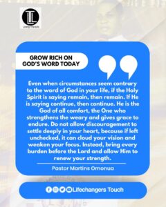 Read more about the article FIX YOUR GAZE ON GOD