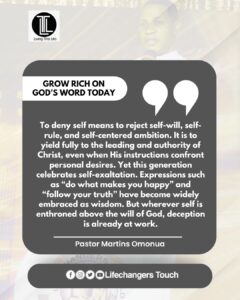 Read more about the article THE LORDSHIP OF CHRIST (I)