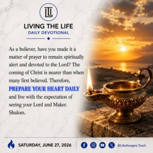 Read more about the article THE RAPTURE AND SPIRITUAL READINESS (I)