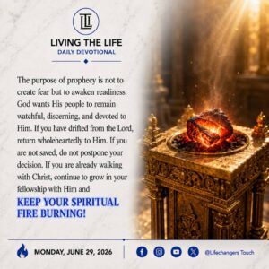 Read more about the article THE RAPTURE AND SPIRITUAL READINESS (III)