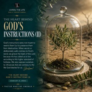 Read more about the article THE HEART BEHIND GOD’S INSTRUCTIONS (II)
